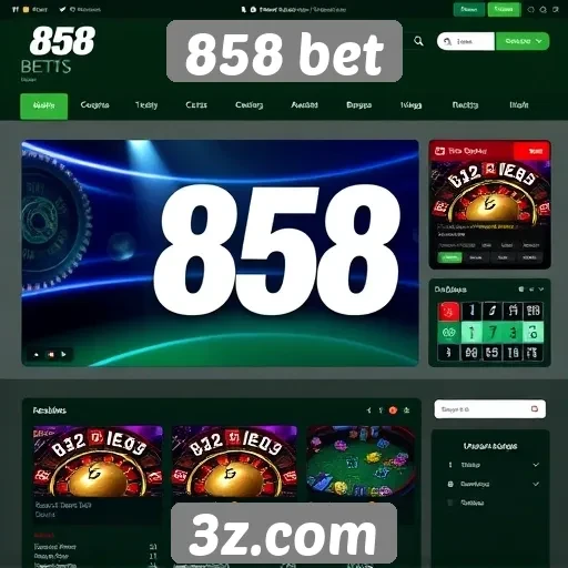 Avaliação da interface do usuário do site 858 bet